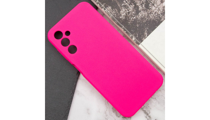 Чехол Silicone Cover Lakshmi Full Camera (AAA) для Samsung Galaxy A14 4G/5G Розовый / Barbie pink - фото