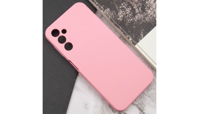 Чехол Silicone Cover Lakshmi Full Camera (AAA) для Samsung Galaxy A14 4G/5G Розовый / Light pink - фото