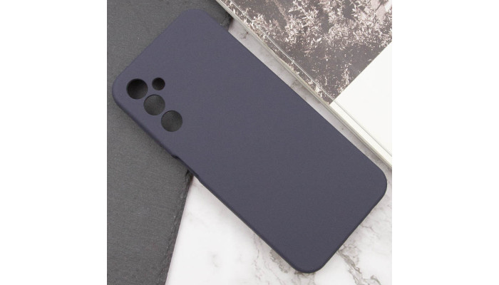 Чехол Silicone Cover Lakshmi Full Camera (AAA) для Samsung Galaxy A14 4G/5G Серый / Dark Gray - фото