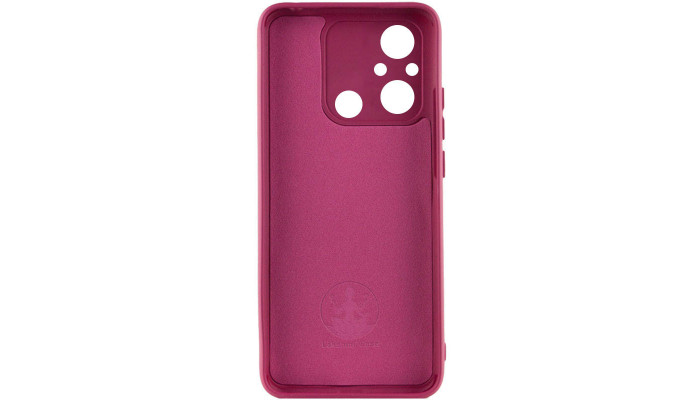 Чохол Silicone Cover Lakshmi Full Camera (AAA) для Xiaomi Redmi 12C Бордовий / Plum - фото