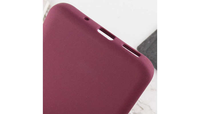 Чохол Silicone Cover Lakshmi Full Camera (AAA) для Xiaomi Redmi 12C Бордовий / Plum - фото