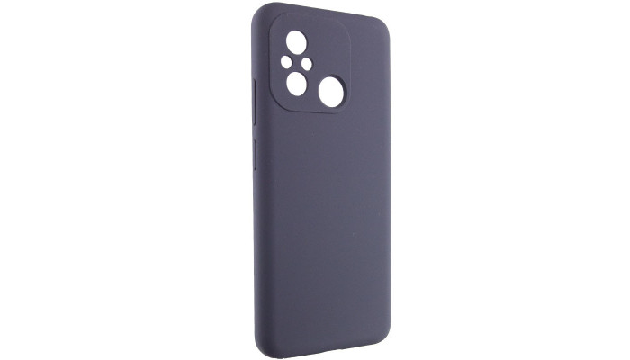 Чехол Silicone Cover Lakshmi Full Camera (AAA) для Xiaomi Redmi 12C Серый / Dark Gray - фото