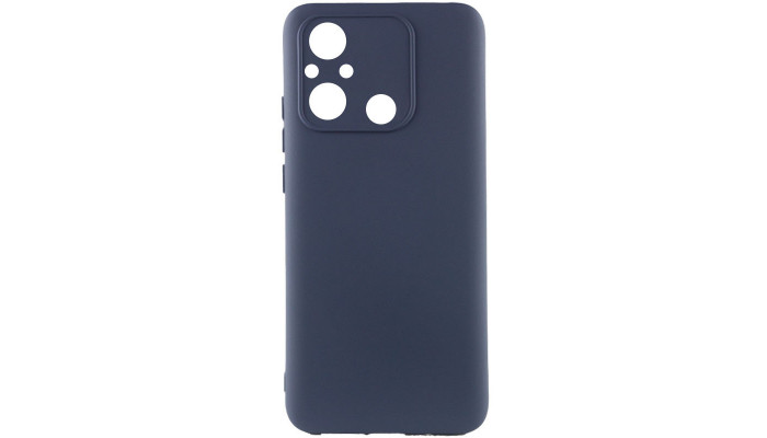 Чохол Silicone Cover Lakshmi Full Camera (AAA) для Xiaomi Redmi 12C Темно-синій / Midnight blue - фото