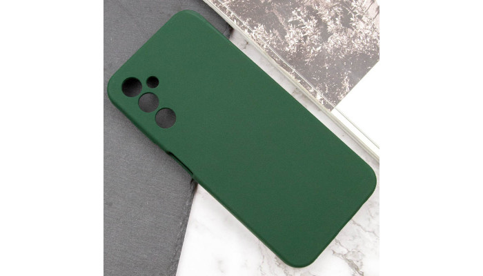 Чехол Silicone Cover Lakshmi Full Camera (AAA) для Samsung Galaxy M14 5G Зеленый / Cyprus Green - фото