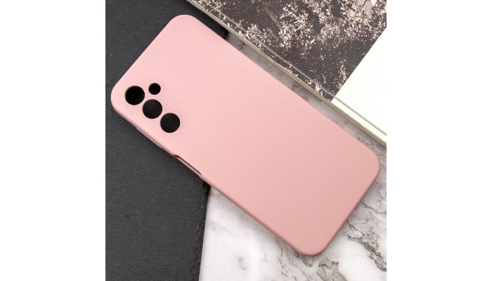 Чехол Silicone Cover Lakshmi Full Camera (AAA) для Samsung Galaxy M14 5G Розовый / Pink Sand - фото