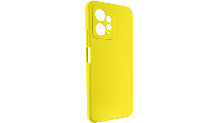 Чехол Silicone Cover Lakshmi Full Camera (AAA) для Xiaomi Redmi Note 12 4G Желтый / Yellow - фото