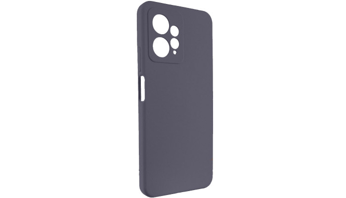 Чехол Silicone Cover Lakshmi Full Camera (AAA) для Xiaomi Redmi Note 12 4G Серый / Dark Gray - фото