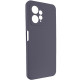 Чохол Silicone Cover Lakshmi Full Camera (AAA) для Xiaomi Redmi Note 12 4G Сірий / Dark Gray - фото