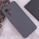 Чехол Silicone Cover Lakshmi Full Camera (AAA) для Xiaomi Redmi Note 12 4G Серый / Dark Gray - фото