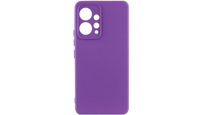 Чохол Silicone Cover Lakshmi Full Camera (AAA) для Xiaomi Redmi Note 12 4G Фіолетовий / Amethyst - фото