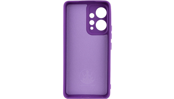 Чохол Silicone Cover Lakshmi Full Camera (AAA) для Xiaomi Redmi Note 12 4G Фіолетовий / Amethyst - фото