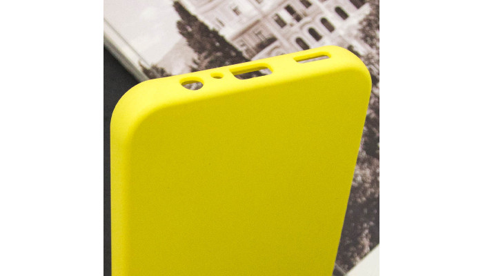Чехол Silicone Cover Lakshmi Full Camera (AAA) для Samsung Galaxy A24 4G Желтый / Yellow - фото