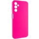 Чехол Silicone Cover Lakshmi Full Camera (AAA) для Samsung Galaxy A24 4G Розовый / Barbie pink - фото