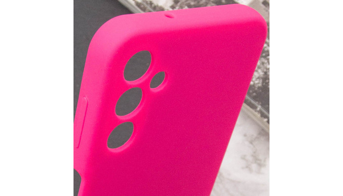 Чехол Silicone Cover Lakshmi Full Camera (AAA) для Samsung Galaxy A24 4G Розовый / Barbie pink - фото