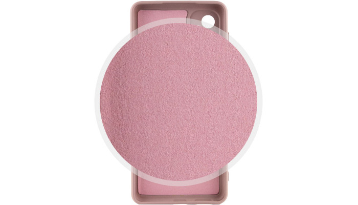 Чехол Silicone Cover Lakshmi Full Camera (AAA) для Samsung Galaxy A24 4G Розовый / Pink Sand - фото