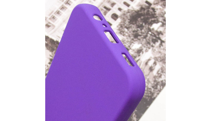 Чохол Silicone Cover Lakshmi Full Camera (AAA) для Samsung Galaxy A24 4G Фіолетовий / Amethyst - фото
