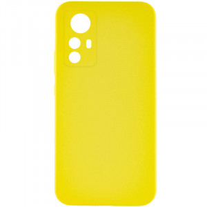 Чохол Silicone Cover Lakshmi Full Camera (AAA) для Xiaomi Redmi Note 12S Жовтий / Yellow