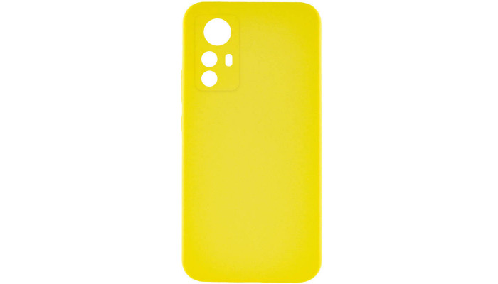 Чохол Silicone Cover Lakshmi Full Camera (AAA) для Xiaomi Redmi Note 12S Жовтий / Yellow - фото