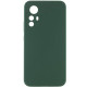 Чехол Silicone Cover Lakshmi Full Camera (AAA) для Xiaomi Redmi Note 12S Зеленый / Cyprus Green - фото