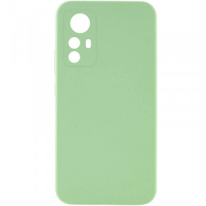 Чехол Silicone Cover Lakshmi Full Camera (AAA) для Xiaomi Redmi Note 12S Мятный / Mint