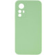 Чехол Silicone Cover Lakshmi Full Camera (AAA) для Xiaomi Redmi Note 12S Мятный / Mint - фото