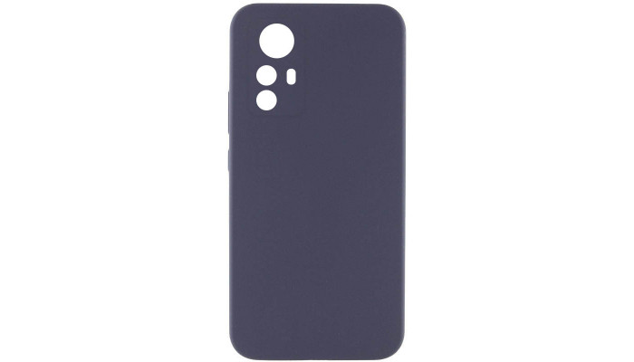 Чохол Silicone Cover Lakshmi Full Camera (AAA) для Xiaomi Redmi Note 12S Сірий / Dark Gray - фото