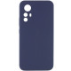 Чохол Silicone Cover Lakshmi Full Camera (AAA) для Xiaomi Redmi Note 12S Темно-синій / Midnight blue - фото