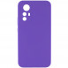 Чохол Silicone Cover Lakshmi Full Camera (AAA) для Xiaomi Redmi Note 12S Фіолетовий / Amethyst