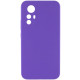 Чохол Silicone Cover Lakshmi Full Camera (AAA) для Xiaomi Redmi Note 12S Фіолетовий / Amethyst - фото