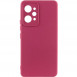 Чохол Silicone Cover Lakshmi Full Camera (AAA) для Xiaomi Redmi 12 Бордовий / Plum
