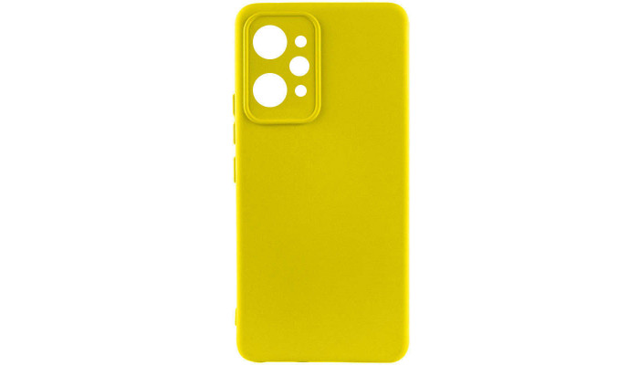 Чохол Silicone Cover Lakshmi Full Camera (AAA) для Xiaomi Redmi 12 Жовтий / Yellow - фото