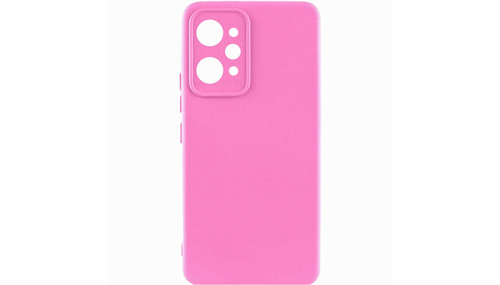Чехол Silicone Cover Lakshmi Full Camera (AAA) для Xiaomi Redmi 12 Розовый / Light pink - фото