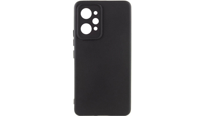 Чехол Silicone Cover Lakshmi Full Camera (AAA) для Xiaomi Redmi 12 Черный / Black - фото