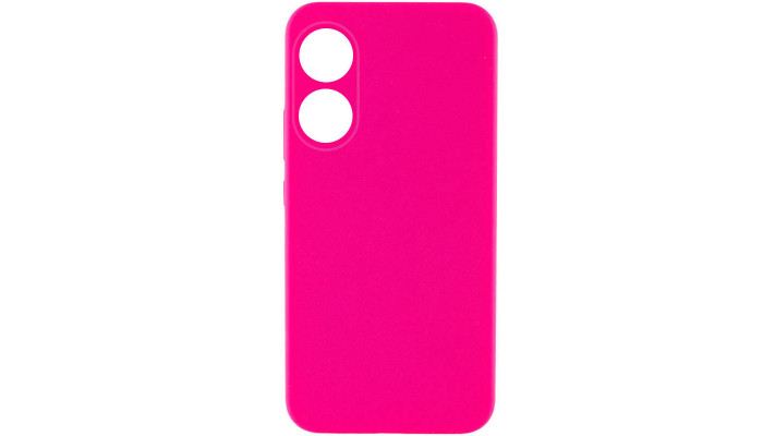 Чехол Silicone Cover Lakshmi Full Camera (AAA) для Oppo A58 4G Розовый / Barbie pink - фото