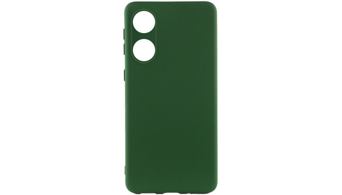 Чехол Silicone Cover Lakshmi Full Camera (AAA) для Oppo A78 4G Зеленый / Cyprus Green - фото