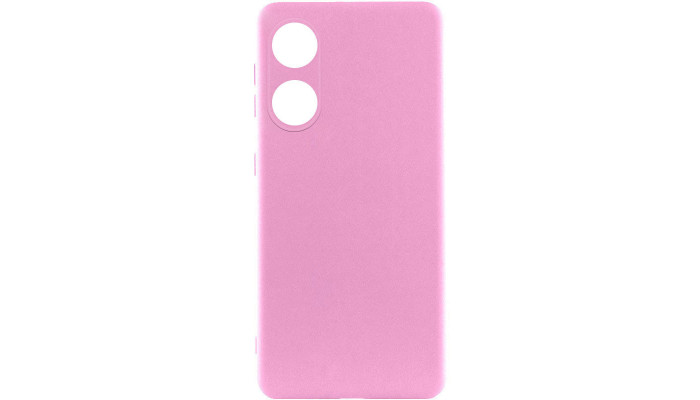 Чехол Silicone Cover Lakshmi Full Camera (AAA) для Oppo A78 4G Розовый / Light pink - фото