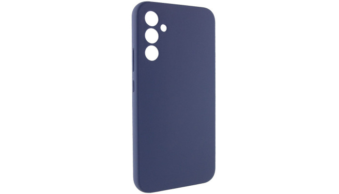 Чехол Silicone Cover Lakshmi Full Camera (AAA) для Samsung Galaxy S23 FE Темно-синий / Midnight blue - фото