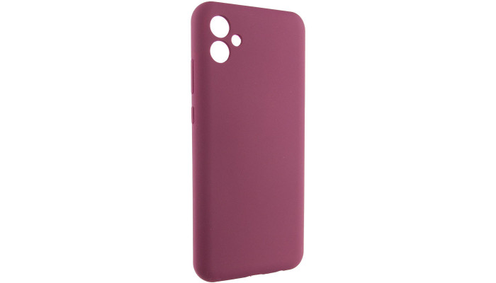 Чохол Silicone Cover Lakshmi Full Camera (AAA) для Samsung Galaxy A05 Бордовий / Plum - фото