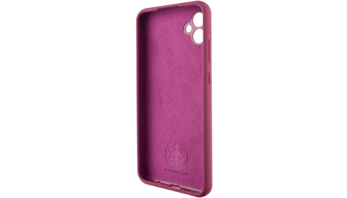 Чохол Silicone Cover Lakshmi Full Camera (AAA) для Samsung Galaxy A05 Бордовий / Plum - фото