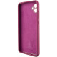 Чехол Silicone Cover Lakshmi Full Camera (AAA) для Samsung Galaxy A05 Бордовый / Plum - фото