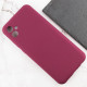 Чохол Silicone Cover Lakshmi Full Camera (AAA) для Samsung Galaxy A05 Бордовий / Plum - фото