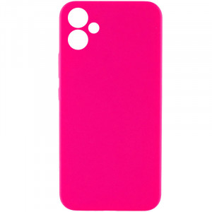 Чехол Silicone Cover Lakshmi Full Camera (AAA) для Samsung Galaxy A05 Розовый / Barbie pink