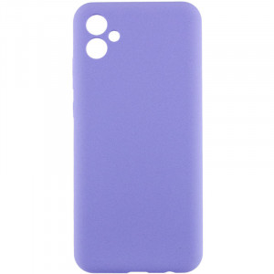 Чохол Silicone Cover Lakshmi Full Camera (AAA) для Samsung Galaxy A05 Бузковий / Dasheen