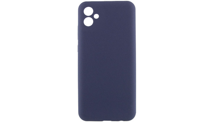 Чохол Silicone Cover Lakshmi Full Camera (AAA) для Samsung Galaxy A05 Темно-синій / Midnight blue - фото