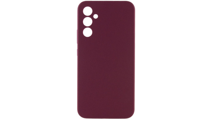 Чохол Silicone Cover Lakshmi Full Camera (AAA) для Samsung Galaxy A05s Бордовий / Plum - фото