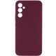 Чохол Silicone Cover Lakshmi Full Camera (AAA) для Samsung Galaxy A05s Бордовий / Plum - фото