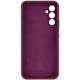 Чохол Silicone Cover Lakshmi Full Camera (AAA) для Samsung Galaxy A05s Бордовий / Plum - фото