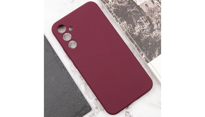 Чохол Silicone Cover Lakshmi Full Camera (AAA) для Samsung Galaxy A05s Бордовий / Plum - фото