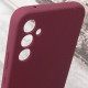 Чехол Silicone Cover Lakshmi Full Camera (AAA) для Samsung Galaxy A05s Бордовый / Plum - фото