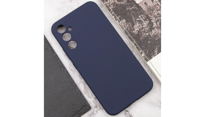 Чохол Silicone Cover Lakshmi Full Camera (AAA) для Samsung Galaxy A05s Темно-синій / Midnight blue - фото